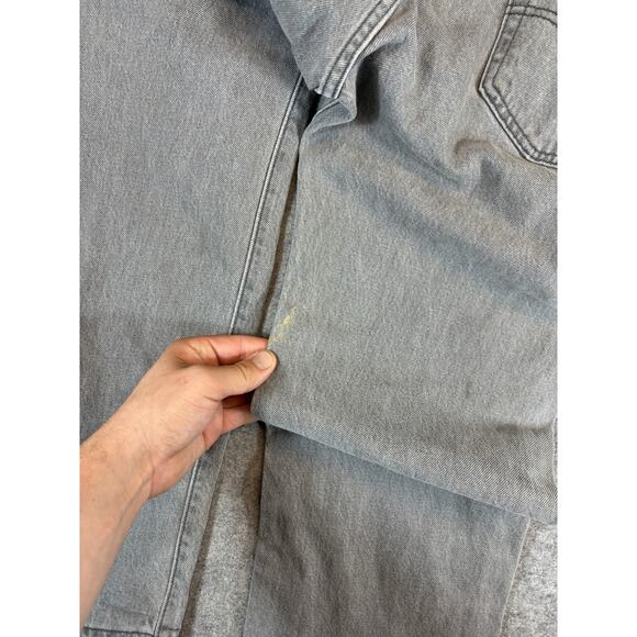 Vintage Levis 501 Red Tab Denim Jeans Mens 30x32 Gray Straight Streetwear Casual - Picture 5 of 10